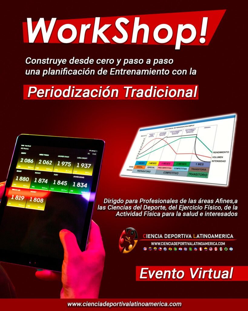 Planificación tradicional - Workshop, ciencia deportiva colombia latinoamerica latam, ciencias del deporte, entrenamiento deportivo