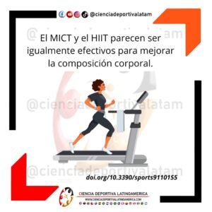 MICT Y HIIT para mejorar la composición corporal