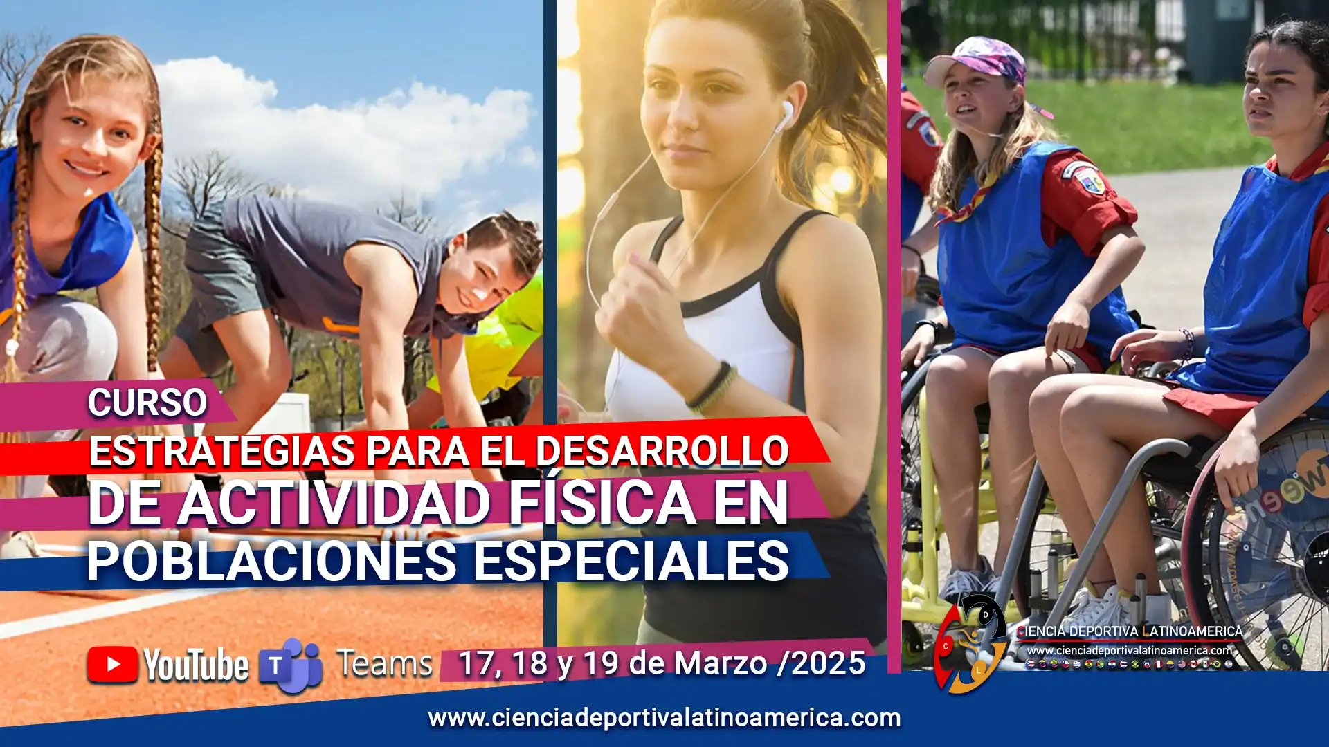 Niña sonriente en actividad física al aire libre, con fondo de cielo y naturaleza.