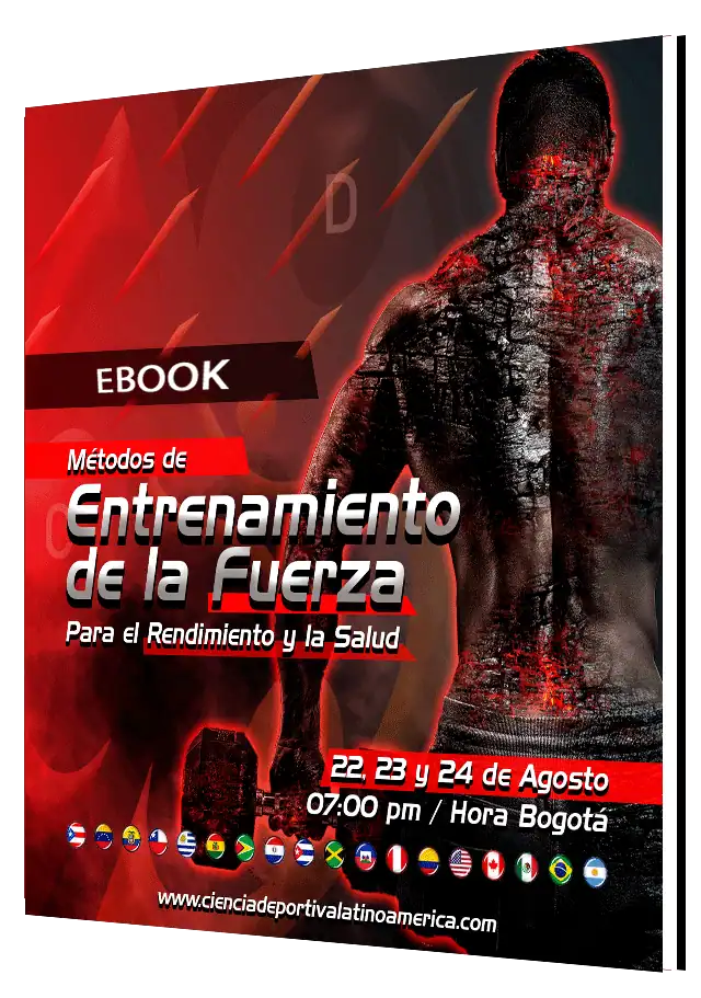 Entrenamiento de fuerza para rendimiento y salud, con fechas del 22 al 24 de agosto en Bogotá, ofrecido por Ciencia Deportiva Latinoamérica.