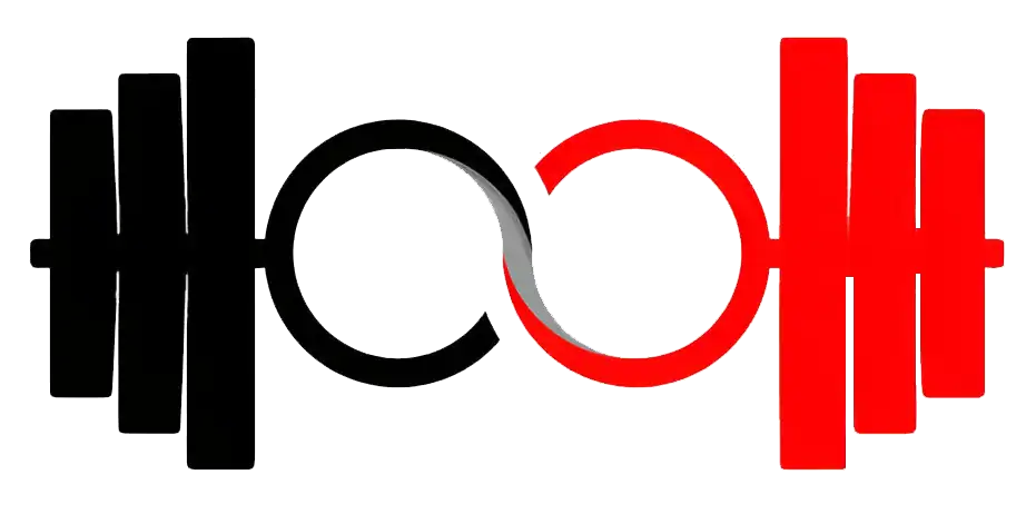 Alt: Logo de Ciencia Deportiva Latinoamérica, que combina elementos de peso y movimiento en colores negro, gris y rojo.