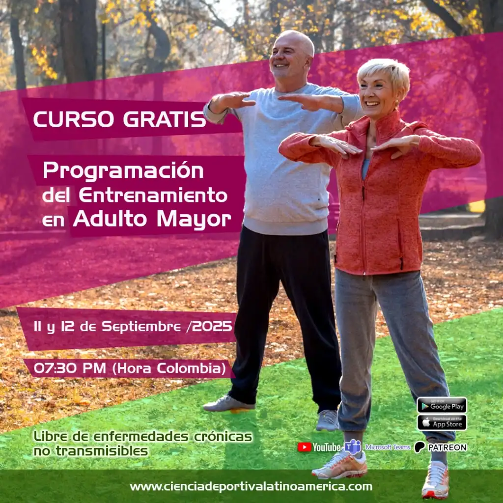 Entrenamiento en adulto mayor, ancianos, ciencia deportiva Latinoamérica