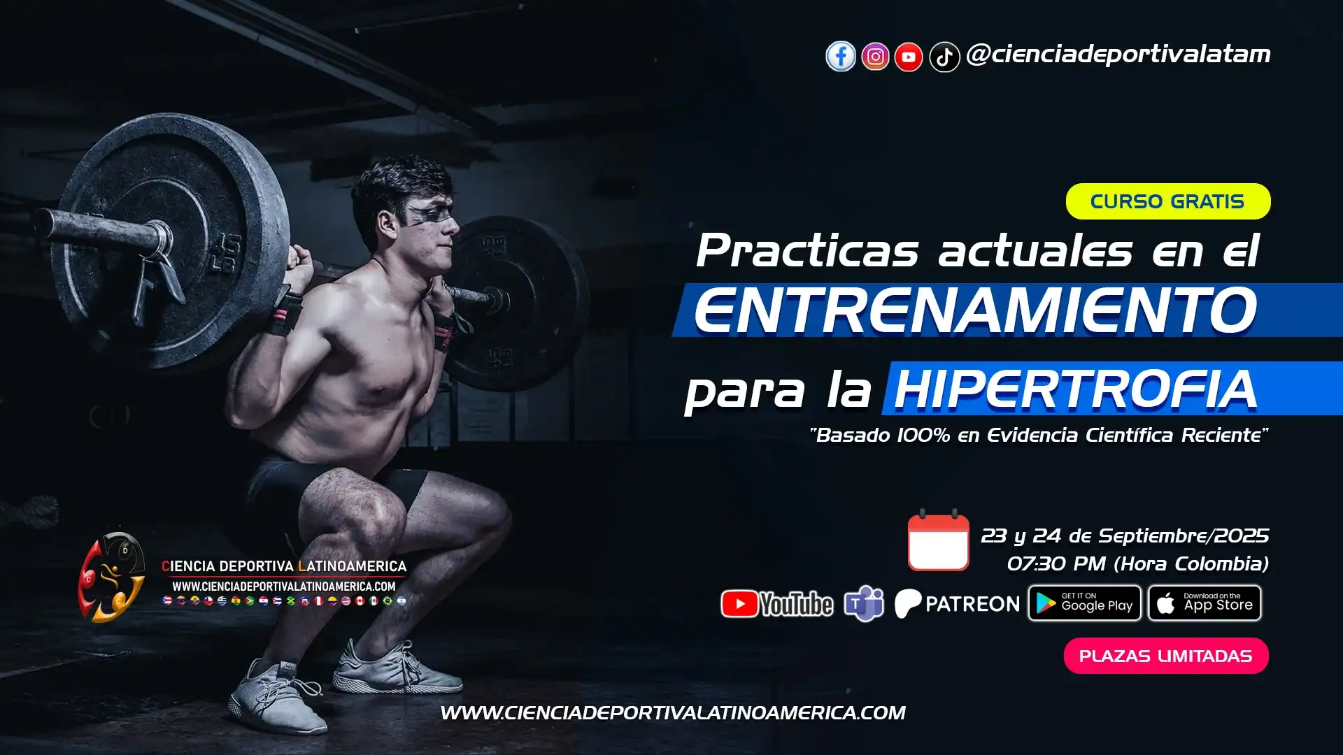 Prácticas-Actuales-para-el-Entrenamiento de la fuerza, ciencia deportiva colombia latinoamerica, entrenamiento deportivo, ciencias del deporte, educación física