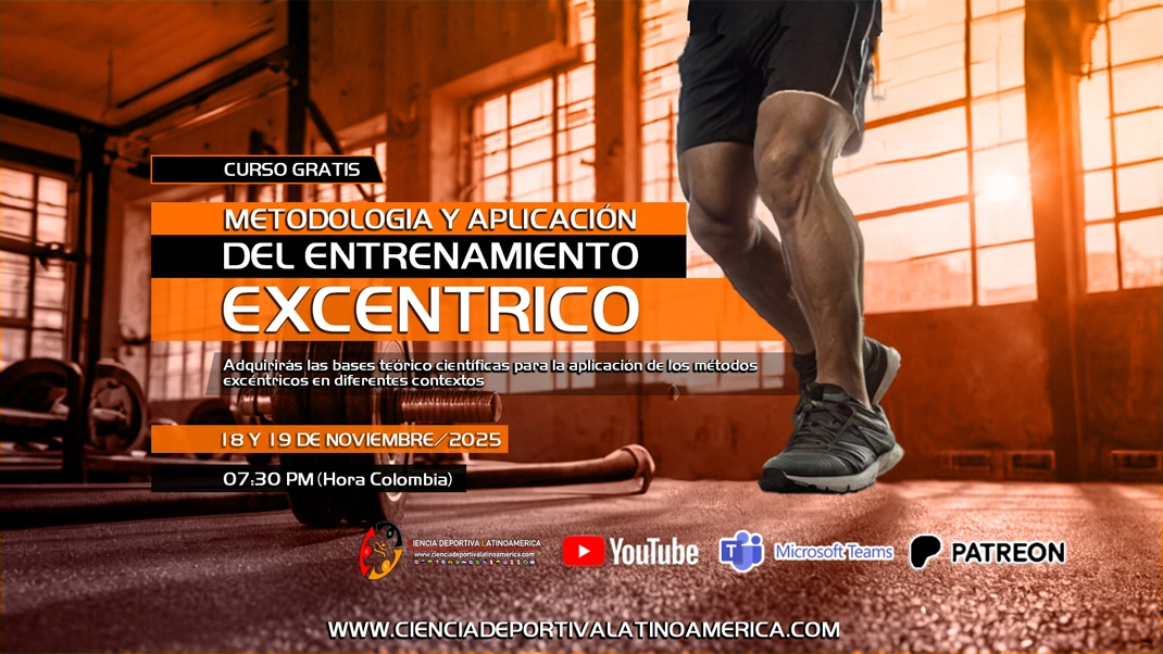 curso entrenamiento excéntrico, ciencia deportiva Colombia Latinoamérica Latam, entrenamiento deportivo