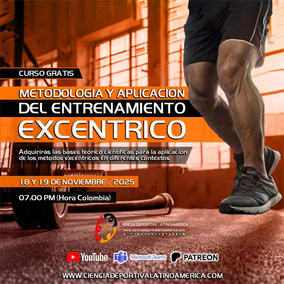 curso entrenamiento excéntrico, ciencia deportiva Colombia Latinoamérica Latam, entrenamiento deportivo