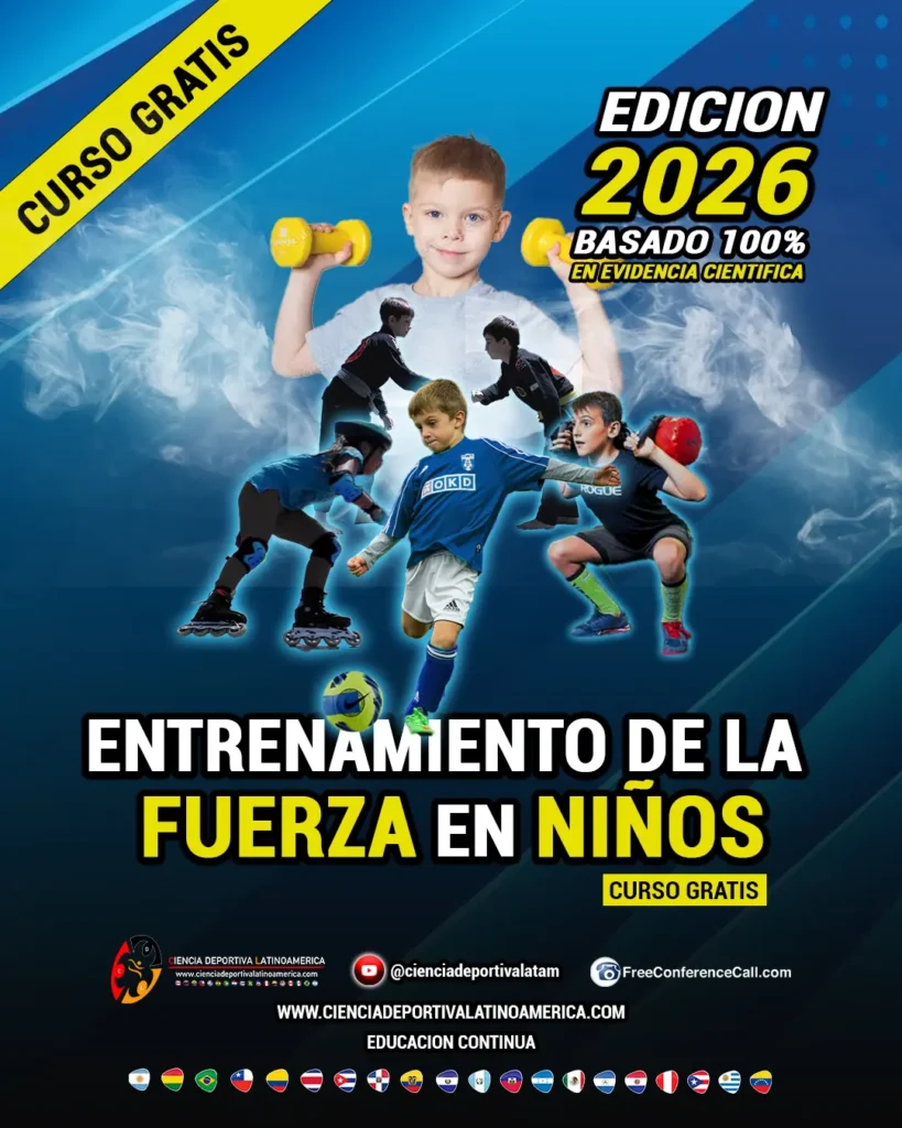 Entrenamiento-de-la-Fuerza-en-NIños, ciencias del deporte, entrenamiento deportivo, ciencia deportiva Colombia Latinoamérica LATAM, Educación Física, Ejercicio Físico